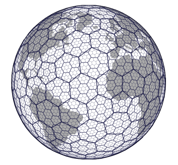 How H3 subdivides a sphere